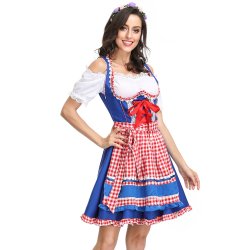 3 dele Bavarian Oktoberfest Kostume