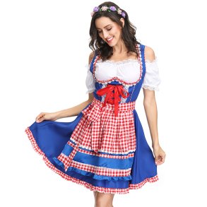 3 dele Bavarian Oktoberfest Kostume