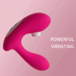 Sugende og Vibrerende Stimulator