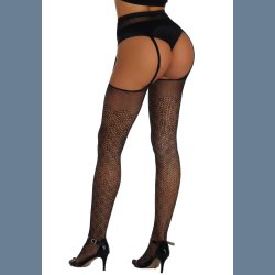 Sorte Blondestrmpebukser 6093