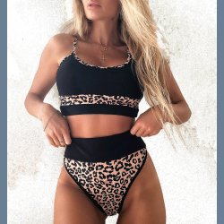 Bikini Hj Talje Leopard