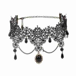 Gothic Sort Halssmykke