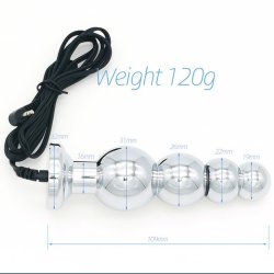 Metal Electric Shock Butt Plug - J