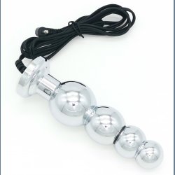 Metal Electric Shock Butt Plug - J