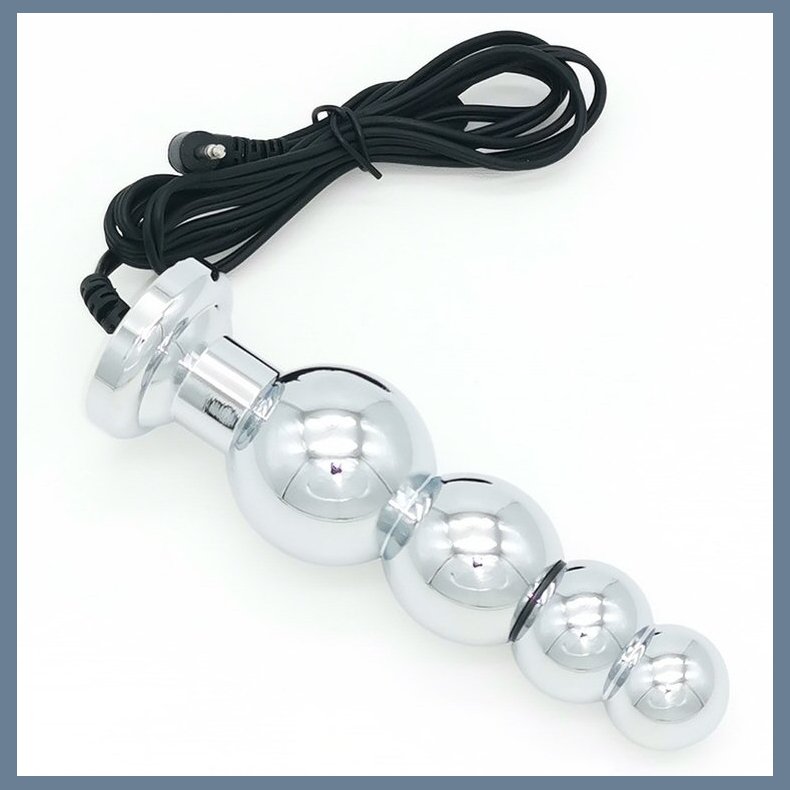 Metal Electric Shock Butt Plug - J