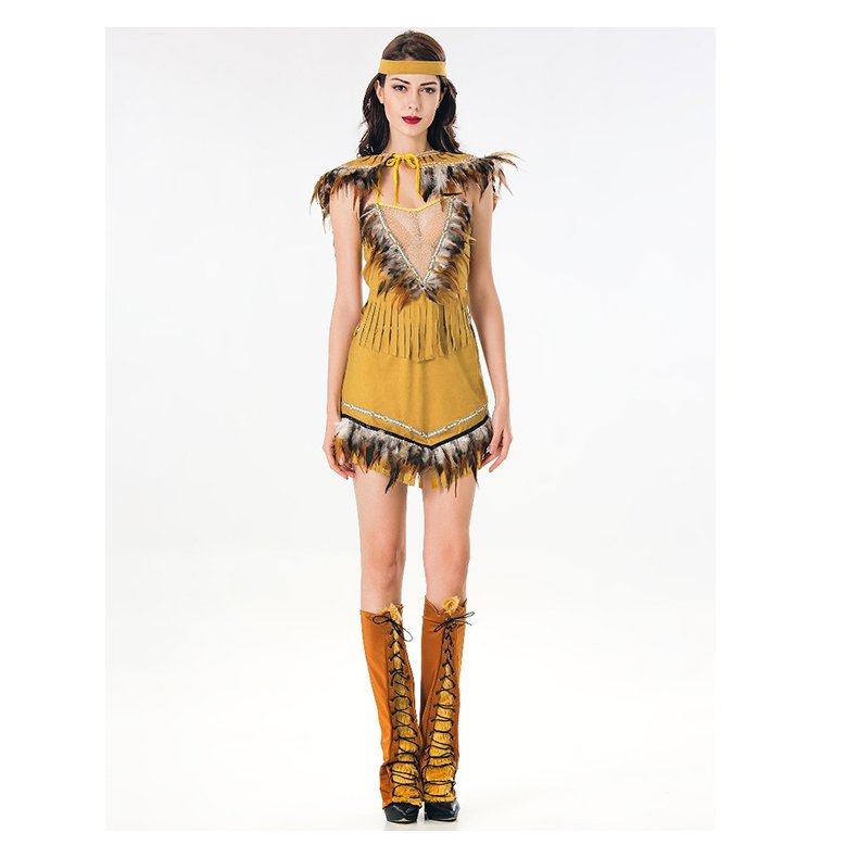 Indianer Pige Kostume - Indianer & Cowboy. Fie's Kostumer og udklædning