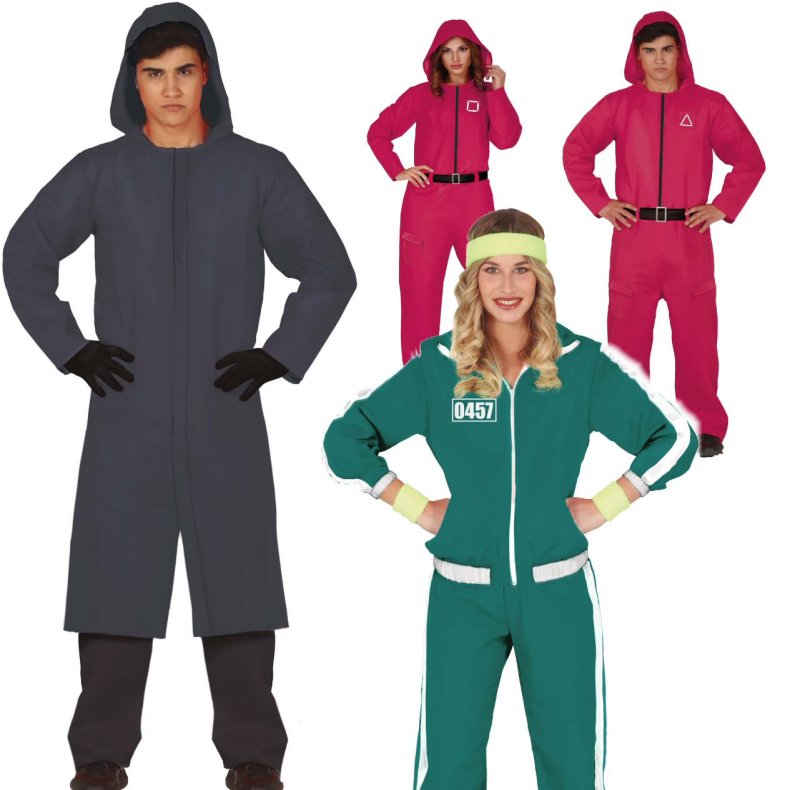 Squid Game Voksen Kostumer