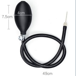 Dobbelt Rullende Kugle Oppustelig Anal Prop 