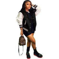 Langrmet Baseballjakke 