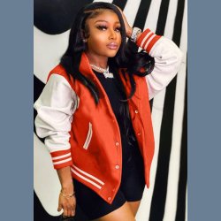 Langrmet Baseballjakke 