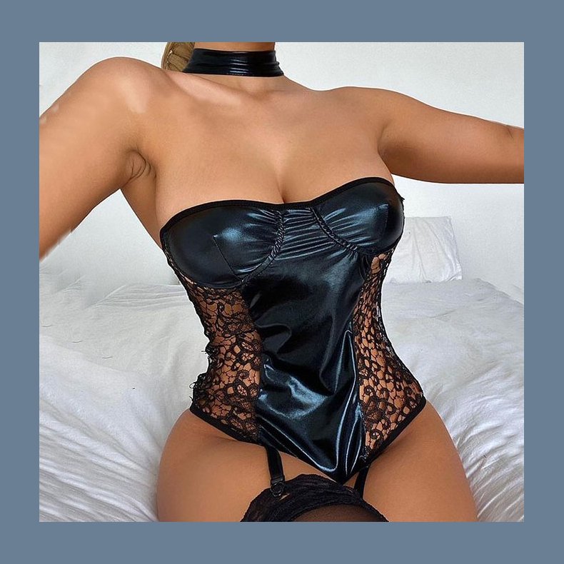 Bodysuit Wet-look