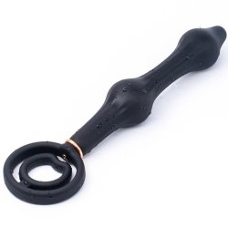 Dobbelt Rullende Kugle Oppustelig Anal Prop 