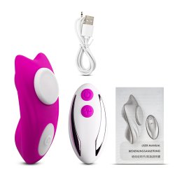 Fjernbetjening 7-trins Vibrator med Magnet (hold p� undert�j) 