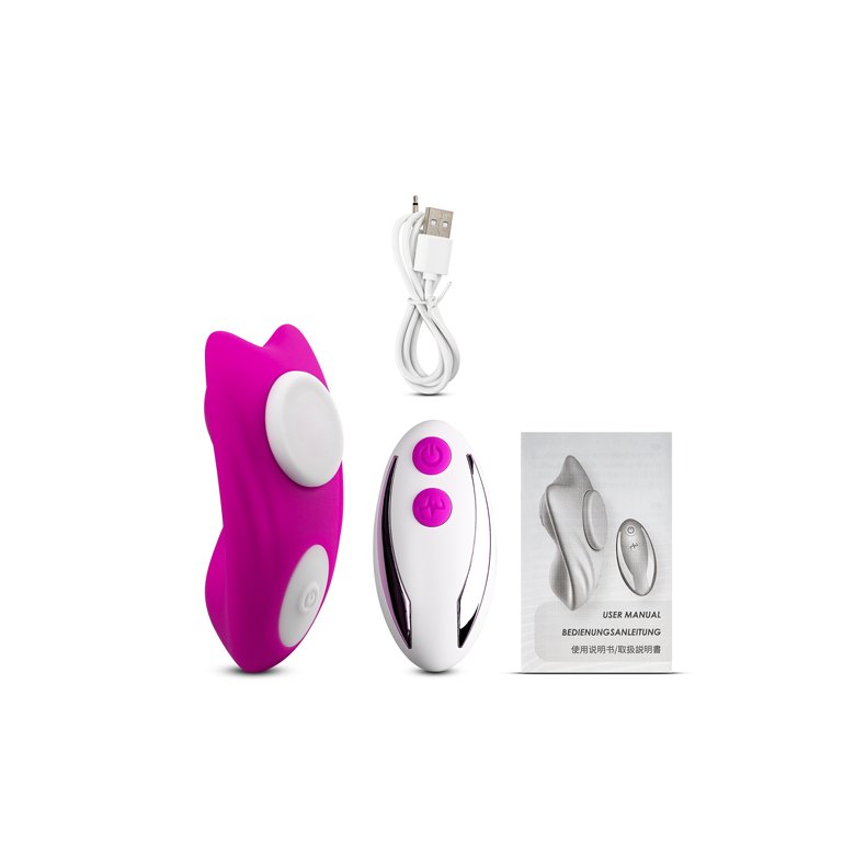 Fjernbetjening 7-trins Vibrator med Magnet (hold p undertj) 