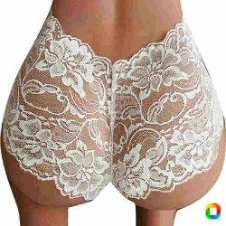 Gennemsigtig Blonde Trusse