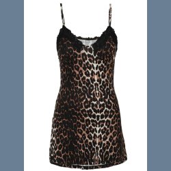 Leopardprint Blonde Chemise 