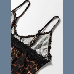 Leopardprint Blonde Chemise 