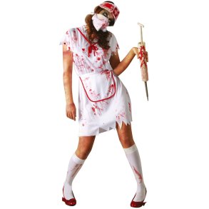 Zombie Sygeplejerske Kostume