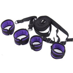 Lilla og Sort Senge Binde Kit