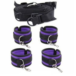 Lilla og Sort Senge Binde Kit