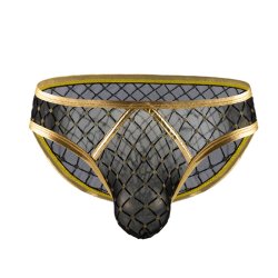 Sexede Trusser Guld / Slv Mand