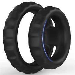 Silicone Dobbelt Penis Ring