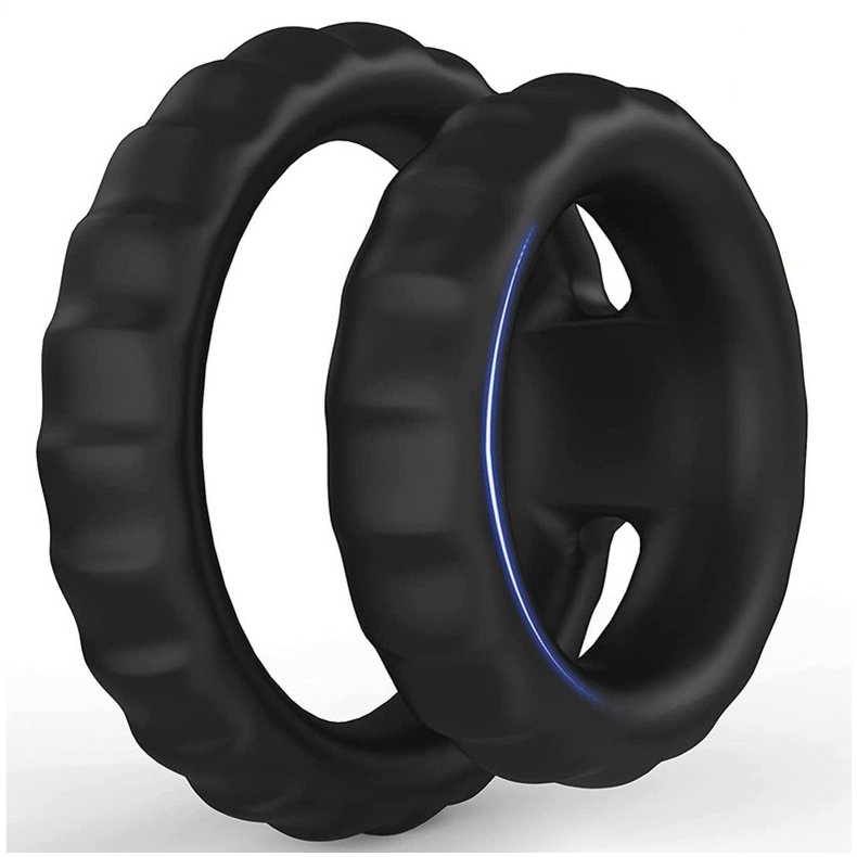 Silicone Dobbelt Penis Ring