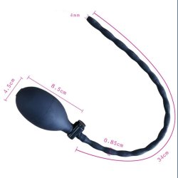 Valve Hollow Silicone Penis Plug