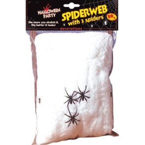 Halloween Spindelvv m. 3 edderkopper