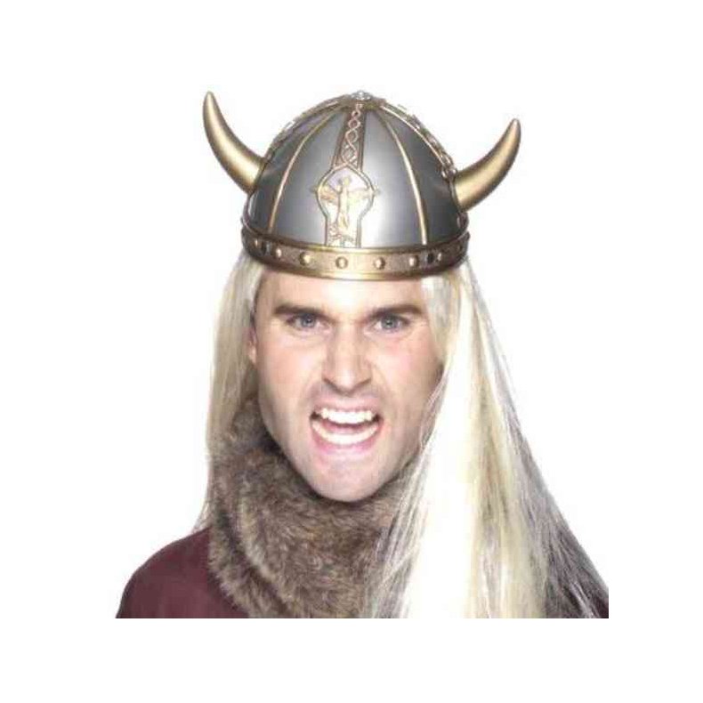 Hjelm Viking slv/guld