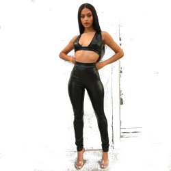 Top og Bukser Pu Todelt St