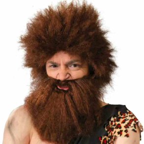 Hulemand Paryk med Skg