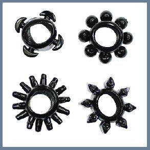 Sort Penis Ring