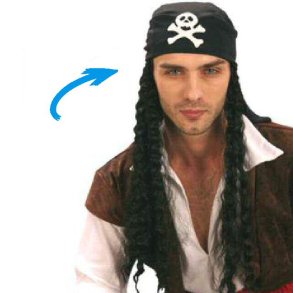 Paryk Pirat med Bandana