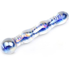 Blue Wave Glas Dildo
