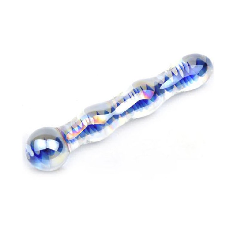Blue Wave Glas Dildo