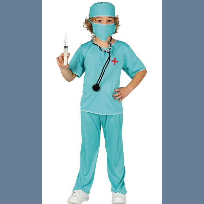 Kirurg kostume Barn