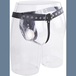 Sort Mand Chastity Belt
