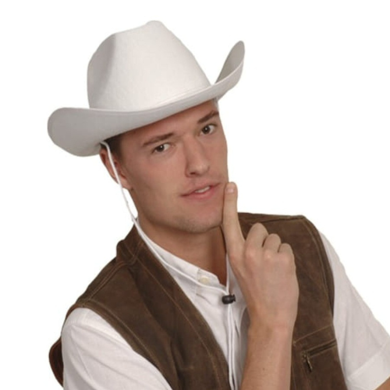 Hvid Cowboy Hat