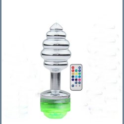 Metal Butt Plug with Light Type III ( Non Vibrating )