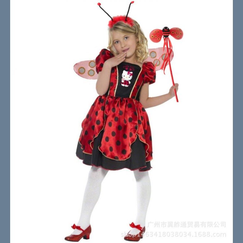 Hello Kitty Fastelavn Kostume