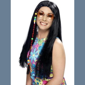 Hippie Paryk Voksen blond eller sort