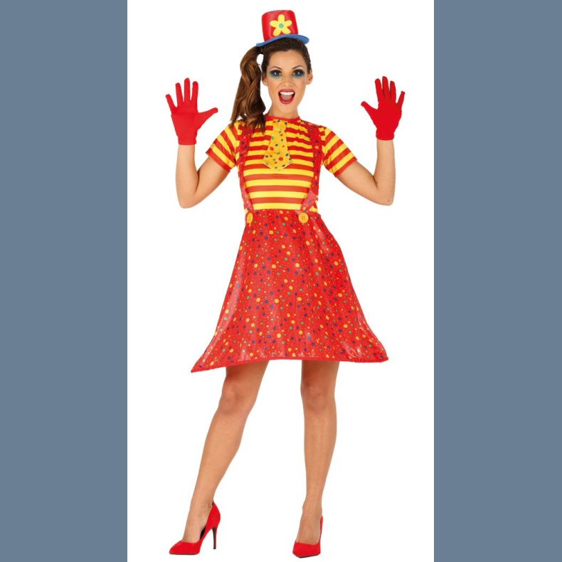 Klovne Kostume Dame