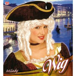 Paryk Blond med Slangekrller