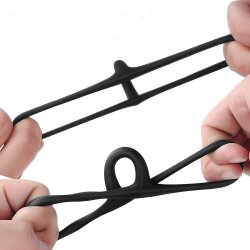 Ultrabl�d Penisring til Erektionsforbedrende Pr�stentation