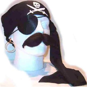 Piratst Bandana, jeklap, Skg, rering