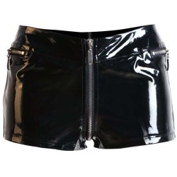 Sorte PVC Shorts