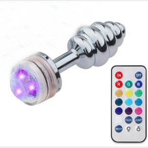 Metal Butt Plug with Light Type III ( Non Vibrating )