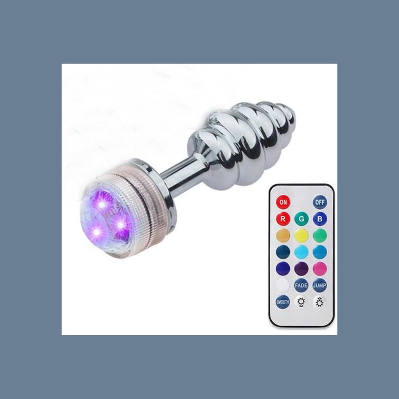 Metal Butt Plug with Light Type III ( Non Vibrating )