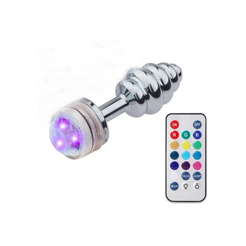 Metal Butt Plug with Light Type III ( Non Vibrating )